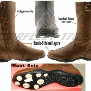 DKNY Men's Brown Leather Boots gently worn , like new